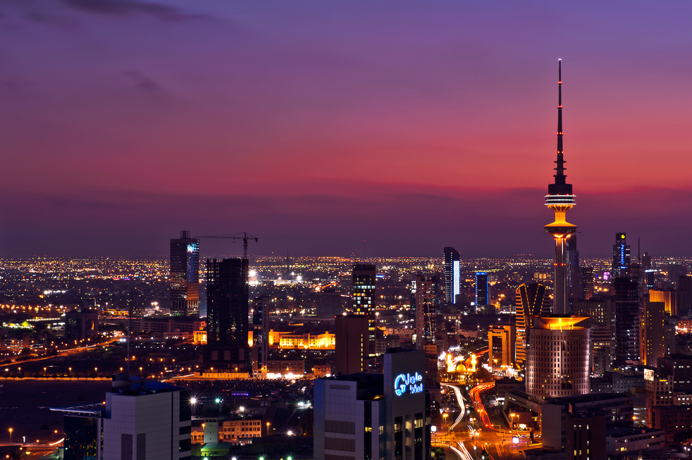 City Skyline during Night Time